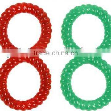 Top Grade Durable TPR Dog Chew Toy 8 Shape Red photo-3