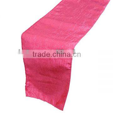 Elegant crushed/crinkle table runner for banquet and wedding