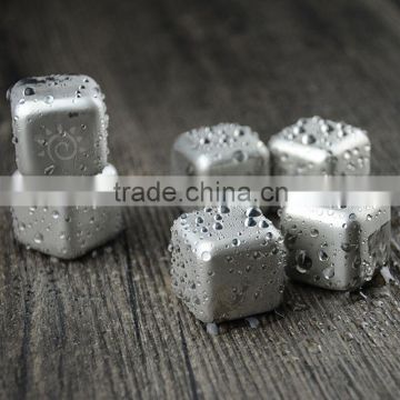 Stainless steel ice cube