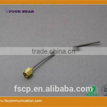 Semi-flexible RG405 Cable Assembly with SMA Male Connector