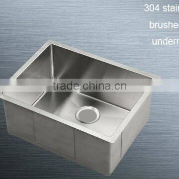 small stainless steel sink single bowl brushed handmade kitchen sink