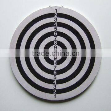 flocked paper dartboard