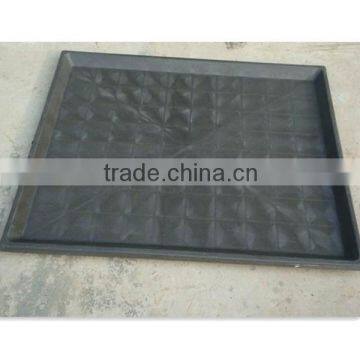 Poultry farm plastic manure tray for poultry manure