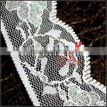2013-cheerslife saree fabric/spandex lace