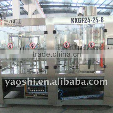 good quality fruit juice filling plant, automatic juice production machine, milk drink bottling machine