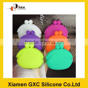 New design silicone bead coin purse clip