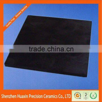 Black Bulk Zirconia Ceramic Plate