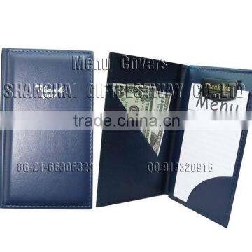 Black bill holder check holders restaurant check folder