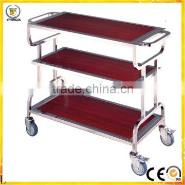 steel& wooden service liquor trolley for hotel air restaurant Superior hotel