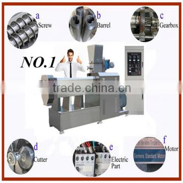 Twin Screw Extruder Textured Soya Chunks Production Line