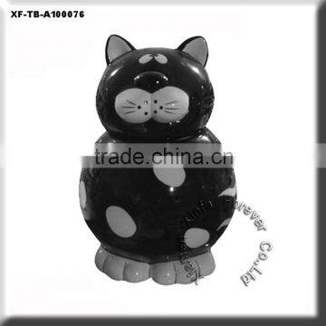 ceramic cat tabletop wine holder for cook decoration