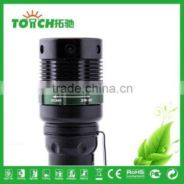 High Power Self Defense Tactical Flashlight Rechargeable Hunting Flash Light Outdoor Camping XPE Flashlight for Tactical Attack photo-5