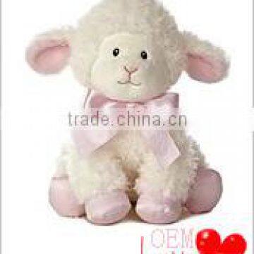 Funny cute Blessings lamb pink stuffed Plush baby Toys