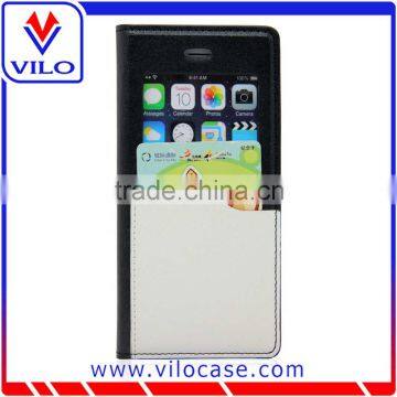 Combo Color Leather Flip Case for Iphone 6s With Window photo-2