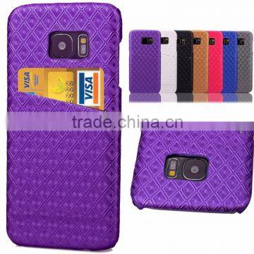 Leather PC Hard Case for IPhone 6 for Samsung Case With Oil Side Skin in Diamond Pattern for Protecting Phone photo-5
