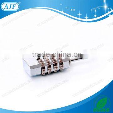 AJF 2015 Hotsale 20mm Small Metal Brass 4 Wheel Bag Number Lock photo-5