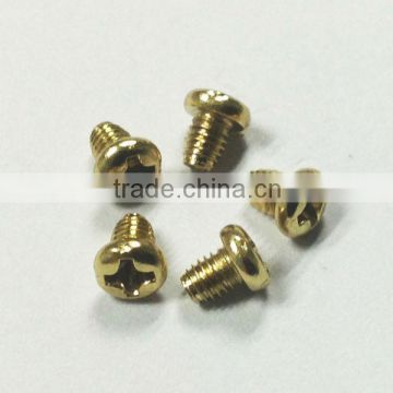 M3.2*4D=5.2 phillips pan head brass screws