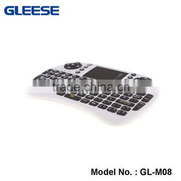 Dongguan 500RF fly air Mouse remote control android Air Mouse with qwerty Keyboard i8+ keyboard