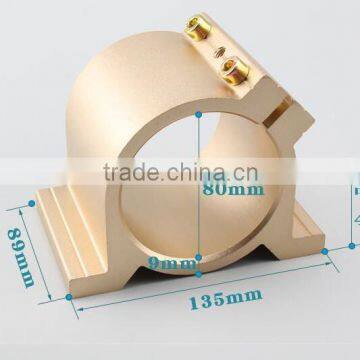 80mm 220v 1.5Nm 1.5kw ER16 24000rpm Cnc Air Coold Spindle Motor Clamp Spindle Motor Fixture photo-2