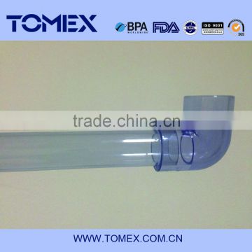 Transparent PVC Medcial use pipe fittings made in China