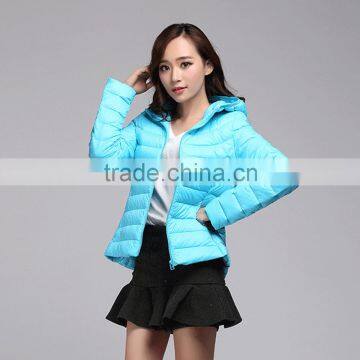 2015 Sexy Women Slim Hooded Thin Down Coats photo-2