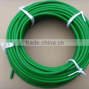 Green flexible silicone hose