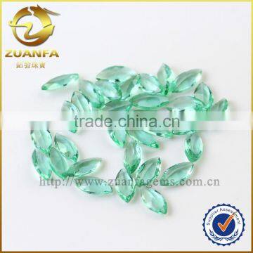 Colored marquise cut glass gems stones, gemstones wholesale china , diamonds stones