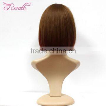 OEM Natural Color Cheap Straight Bob Style Human Hair Wig photo-3
