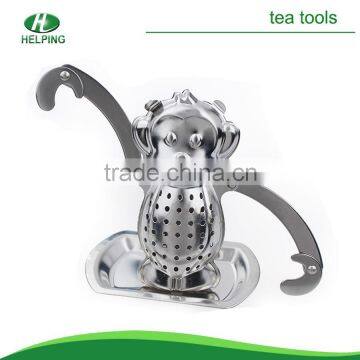 stainless steel monkey tea infuser