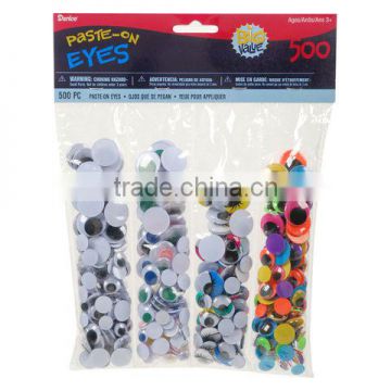 BIG VALUE 500 pc. Paste-On Wiggle Eyes Assortment