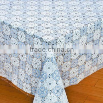 vinyl lace table cloth round picnic tablecloth