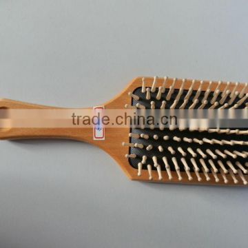 professional wooden paddle hair brush