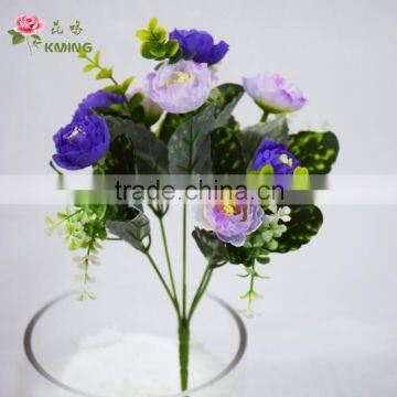 Natural Looking Low Price Wholesale 5 Heads Artificial Flower photo-3