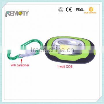 2016 New Style COB Mini Work Light Clip Light With Carabiner Hook photo-4