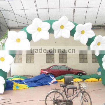 hot sale inflatable flower arch for kinds of advertising campaign and festival