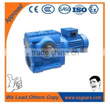 Crane drive spiral bevel gearbox