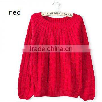 pullover sweater red