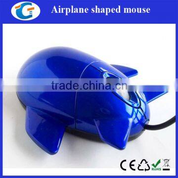 wired airplane computer mouse with extendable cable