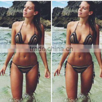 Fashion crochet women swimwear women beachwear handmade crochet bikinis