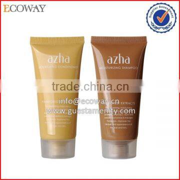 coffee color small plastic tube containers shower gel packaging