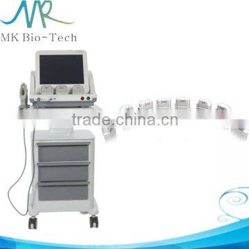 Deep Wrinkle Removal Professional High Intensity Expression Lines Removal Focused Ultrasound Hifu Machine Supplier's Choice High Frequency Galvanic Machine