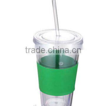 Silicone Sleeve Insulated Food Grade Standard Reusable Plastic Bottles