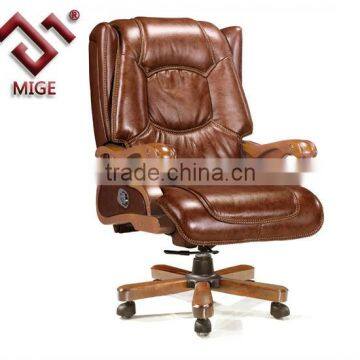 high back wood office chairs with casters