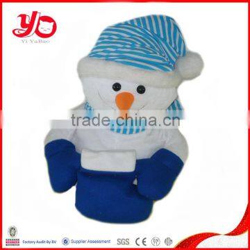 Custom Plush Stuffed Snowman Christmas Snowman Plush Toy photo-5