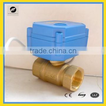 2 way 25mm motorized ball valve forrain water, irrigation system Solar thermal,