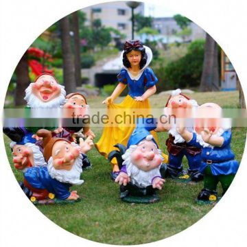 Magnesium oxide snow white statue for children