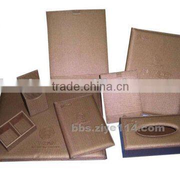 hotsale leather hotel Elegant menu cover