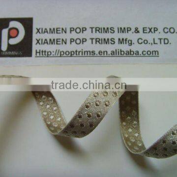 dots woven jacquard ribbon