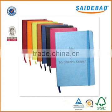 Embossing customer size genuine/pu leather travel diary notebook with factory price                        
                                                                                Supplier's Choice