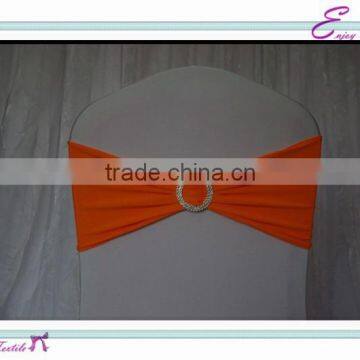 YHB#22 spandex lycra band buckle polyester banquet wedding wholesale cheap chair cover buckle band sash